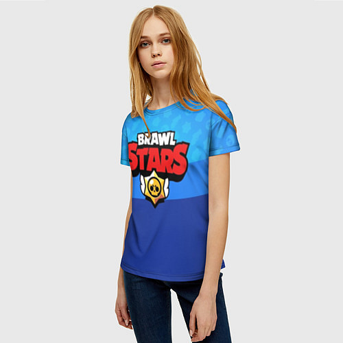 Женская футболка Brawl Stars / 3D-принт – фото 3