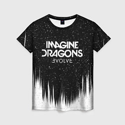 Футболка женская IMAGINE DRAGONS, цвет: 3D-принт