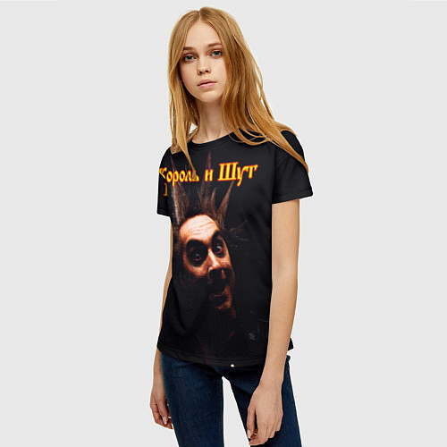 Женская футболка Король и Шут Анархия спина / 3D-принт – фото 3