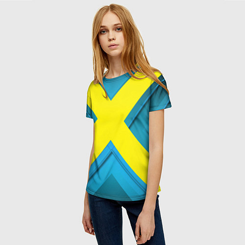 Женская футболка Икс для косплея / 3D-принт – фото 3