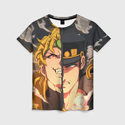 Футболка женская Dio Brando x Jotaro, цвет: 3D-принт