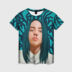 Футболка женская Billie Eilish, цвет: 3D-принт