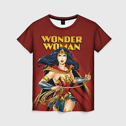 Футболка женская Wonder Woman, цвет: 3D-принт