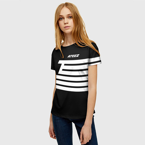 Женская футболка Ateez / 3D-принт – фото 3