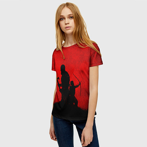 Женская футболка God of War / 3D-принт – фото 3