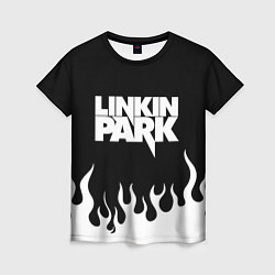 Женская футболка Linkin Park: Black Flame