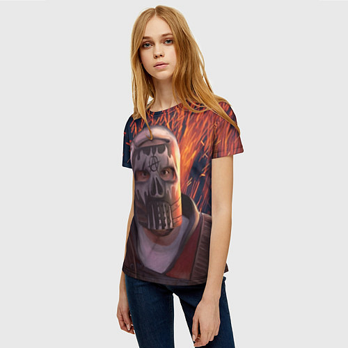 Женская футболка Sparks Rust / 3D-принт – фото 3