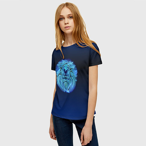 Женская футболка Знаки Зодиака Лев / 3D-принт – фото 3