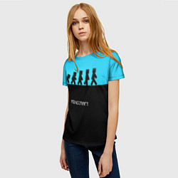Футболка женская MINECRAFT, цвет: 3D-принт — фото 2