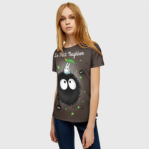 Женская футболка My Neighbor Totoro / 3D-принт – фото 3
