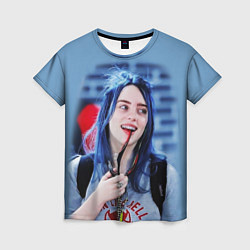 Футболка женская BILLIE EILISH, цвет: 3D-принт