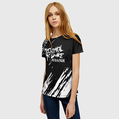 Женская футболка My Chemical Romance / 3D-принт – фото 3
