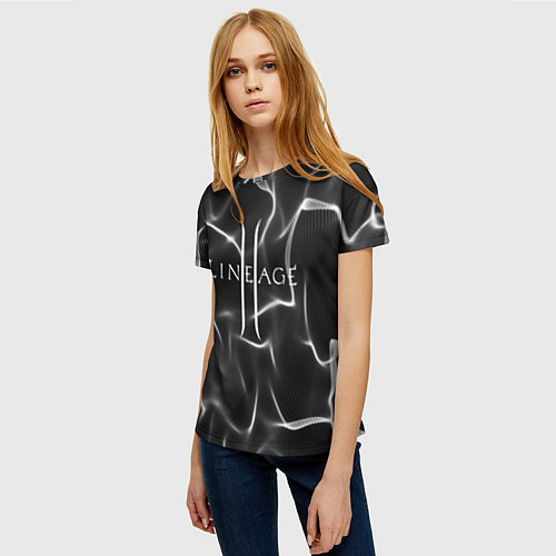 Женская футболка LINEAGE 2 / 3D-принт – фото 3