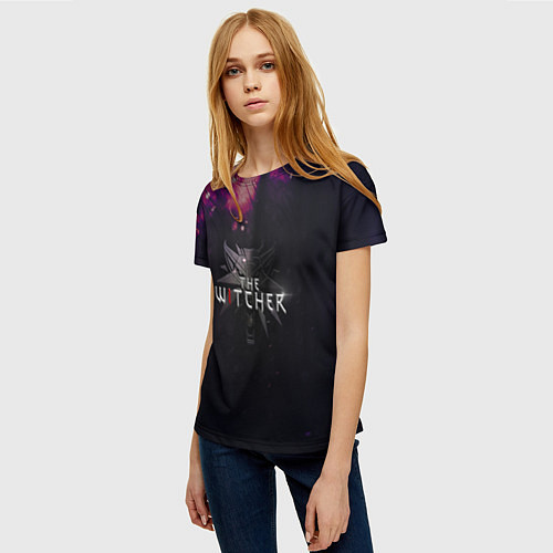 Женская футболка Ведьмак Witcher / 3D-принт – фото 3