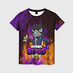 Футболка женская Brawl Stars CROW, цвет: 3D-принт