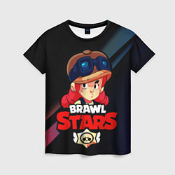 Футболка женская Brawl Stars - Jessie, цвет: 3D-принт