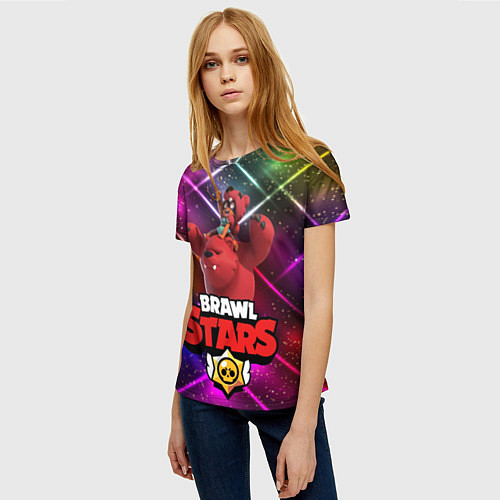 Женская футболка Brawl Stars - Nita / 3D-принт – фото 3