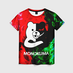 Футболка женская MONOKUMA, цвет: 3D-принт