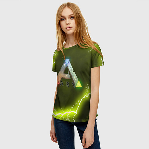 Женская футболка Ark Survival Evolved / 3D-принт – фото 3