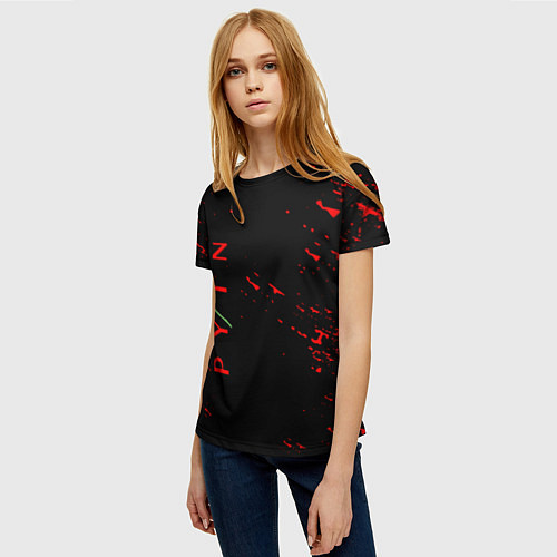 Женская футболка ТИКТОКЕР - PAYTON MOORMEIE / 3D-принт – фото 3