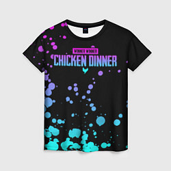 Футболка женская Chicken Dinner, цвет: 3D-принт