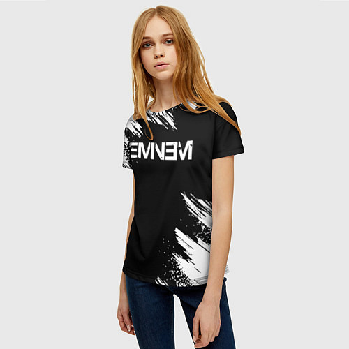Женская футболка EMINEM / 3D-принт – фото 3