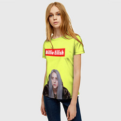 Футболка женская BILLIE EILISH, цвет: 3D-принт — фото 2