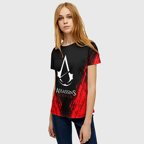 Женская футболка Assassin’s Creed / 3D-принт – фото 3