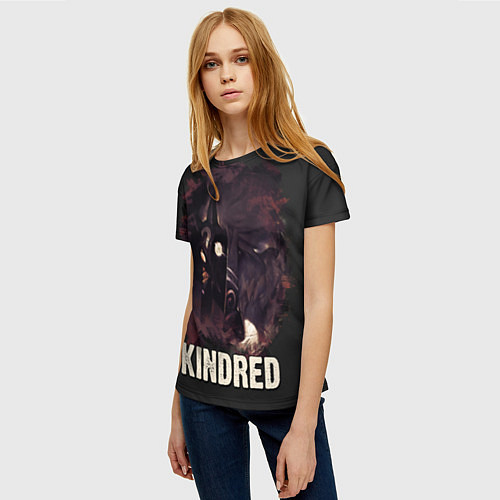 Женская футболка Kindred / 3D-принт – фото 3