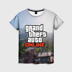 Футболка женская GTA Online, цвет: 3D-принт