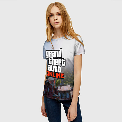 Женская футболка GTA Online / 3D-принт – фото 3