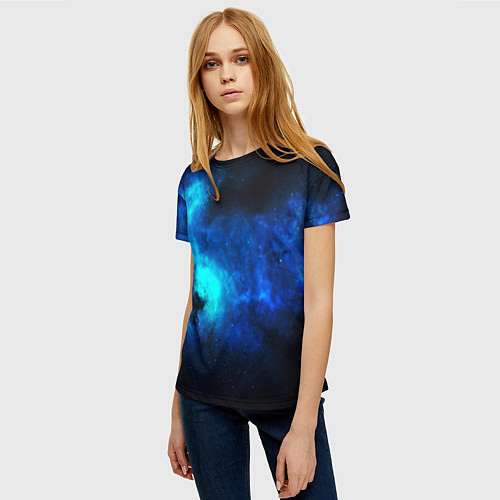 Женская футболка КОСМОС STAR / 3D-принт – фото 3