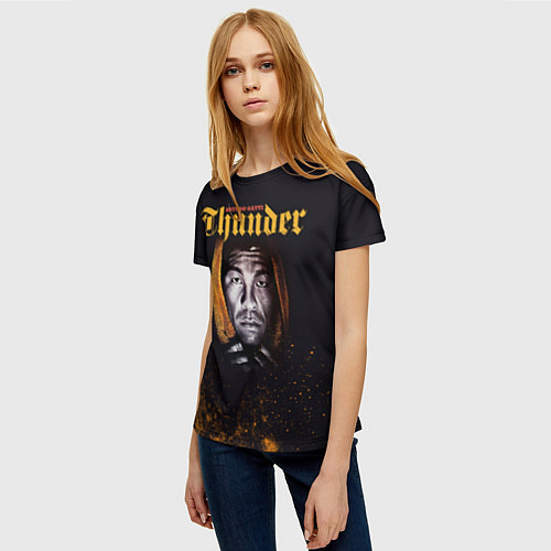 Женская футболка Arturo 'Thunder' Gatti / 3D-принт – фото 3
