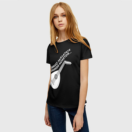 Женская футболка Ведьмаку Заплатите / 3D-принт – фото 3