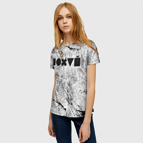 Женская футболка Безразличие / 3D-принт – фото 3