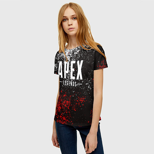 Женская футболка APEX LEGENDS / 3D-принт – фото 3