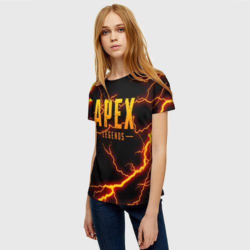 Женская футболка APEX LEGENDS / 3D-принт – фото 3