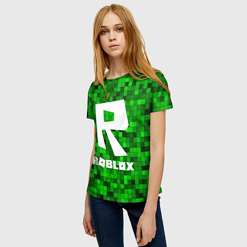 Женская футболка Roblox / 3D-принт – фото 3