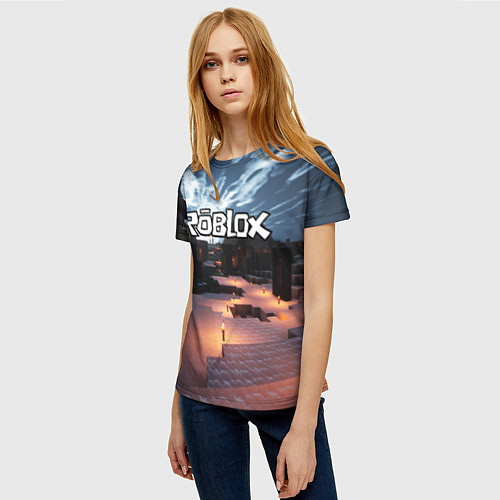 Женская футболка ROBLOX / 3D-принт – фото 3