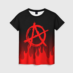 Женская футболка АНАРХИЯ
