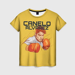 Футболка женская Canelo Alvarez, цвет: 3D-принт