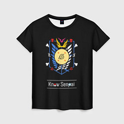 Женская футболка Know Senpai
