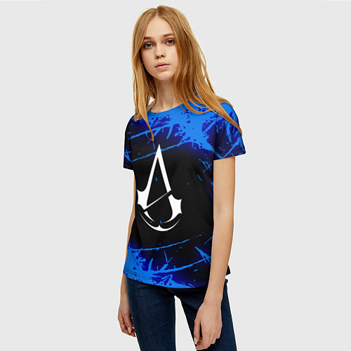 Женская футболка ASSASSIN'S CREED / 3D-принт – фото 3