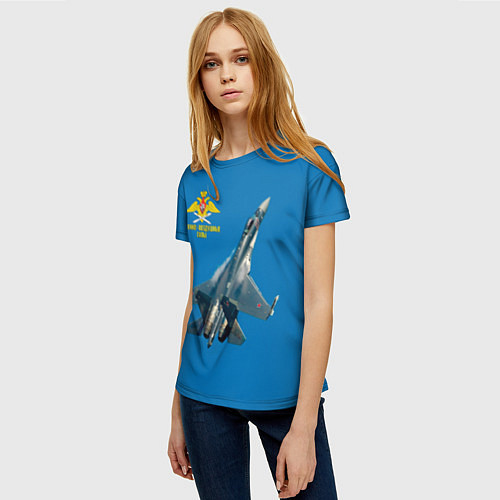 Женская футболка ВВС / 3D-принт – фото 3