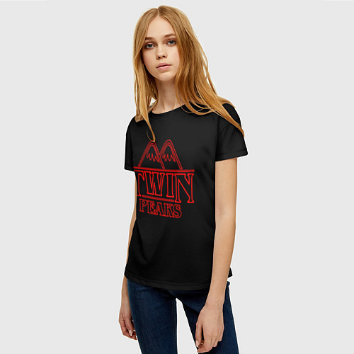Женская футболка Twin Peaks / 3D-принт – фото 3