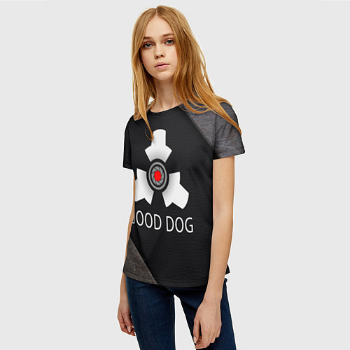 Женская футболка HL good dog / 3D-принт – фото 3