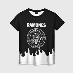 Футболка женская RAMONES, цвет: 3D-принт