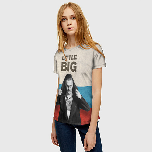 Женская футболка Little Big / 3D-принт – фото 3