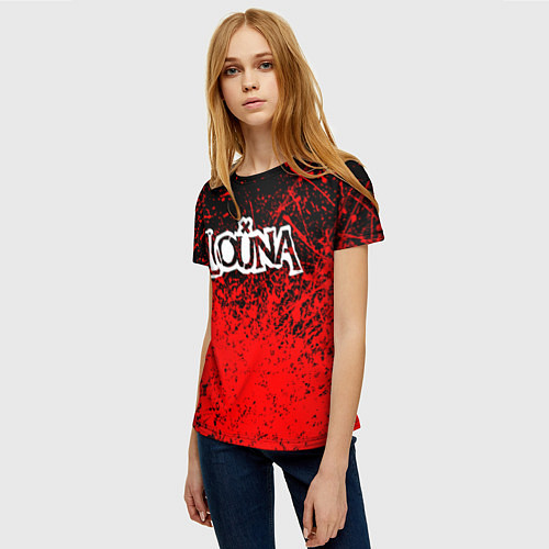Женская футболка Louna / 3D-принт – фото 3