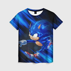 Футболка женская SONIC, цвет: 3D-принт